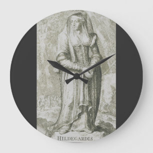 Heilige Hildegard van Bingen Middeleeuwse Mystieke Grote Klok