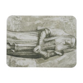 Heilige Hildegard van Bingen Middeleeuwse Mystieke Magneet (Horizontaal)