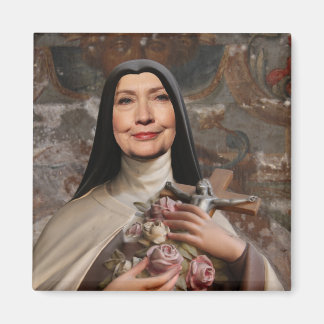 Heilige Hillary voor President Magneet
