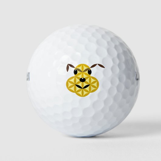 Heilige hond - Dog of life 01. Golfballen (Voorkant)