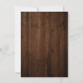 Heilige Hoogland Koe Rustic Birthday Party Kaart (Achterkant)