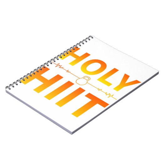 Heilige Hoogte - Hiit Workout, Interval Training Notitieboek (Linkerzijde)