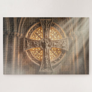 Heilige Ierse hoge kruis legpuzzel
