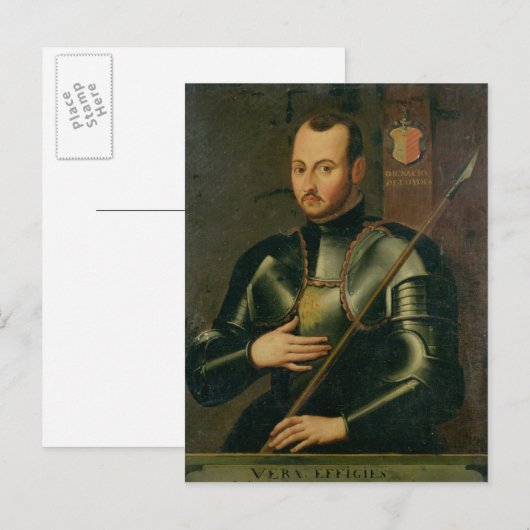 Heilige Ignatius van Loyola Briefkaart (Voorkant / Achterkant)