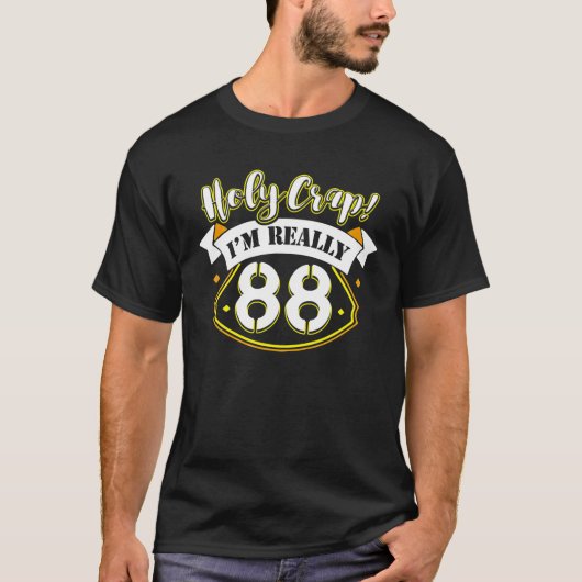 Heilige ik ben echt 88e jaar oud 88e verjaardag Gi T-shirt (Voorkant)