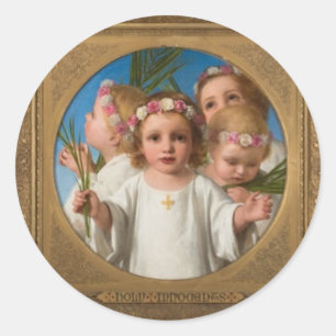 Heilige Innocents Heavenly Children Ronde Sticker