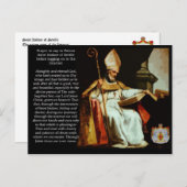 Heilige Isidorus van Sevilla Briefkaart (Voorkant / Achterkant)