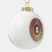 Heilige Italiaanse kerstversiering Keramische Bal Ornament (Links)