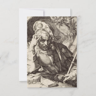 Heilige Jacobus de Meerdere Goltzius Devotionele H Bedankkaart