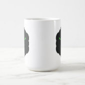 Heilige Jaguar - Gezicht van het leven, zwart. Koffiemok (Center)