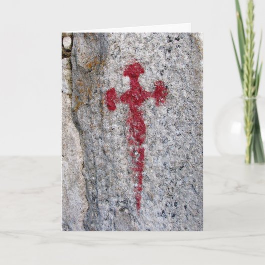 Heilige James Cross Card Kaart (Voorkant)