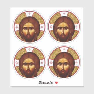 Heilige Jezus Christus orthodox icoon Sticker