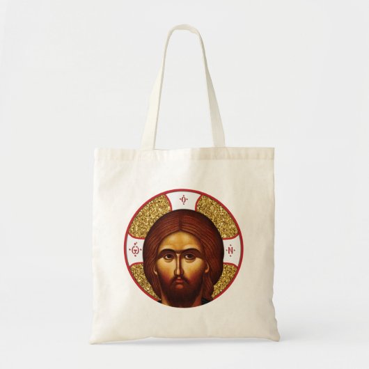 Heilige Jezus Christus orthodox icoon Tote Bag (Voorkant)