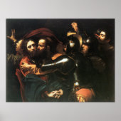  Heilige Jezus, Judas kus, schilderij Poster (Voorkant)