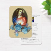 Heilige Jezus Katholieke Funeral Prayer Memorial K Visitekaartje (Bureau)