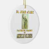 HEILIGE JOANNA VAN ARC KERAMISCH ORNAMENT (Rechts)