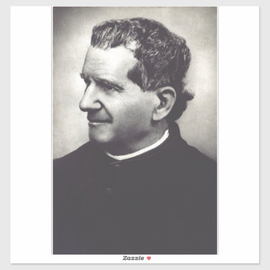Heilige Johannes Bosco Vader en leraar van de jeug Sticker (Vel)