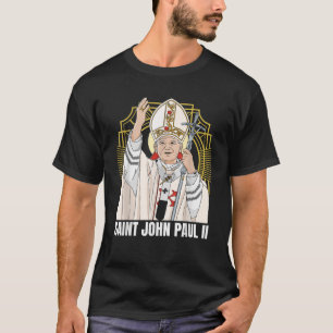 Heilige Johannes Paulus II katholiek T-shirt