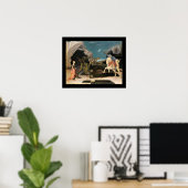 HEILIGE JORIS, DRAAK EN PRINSES POSTER (Thuiskantoor)