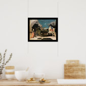 HEILIGE JORIS, DRAAK EN PRINSES POSTER (Keuken)