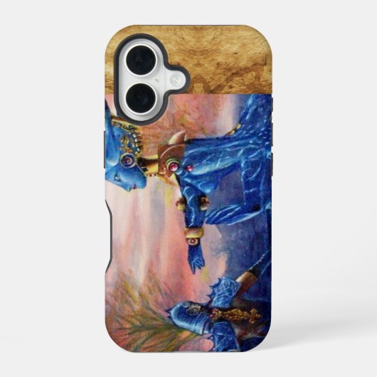 HEILIGE JORIS EN BUITENAARDSE DRAAK iPhone 16 HOESJE (Achterkant)