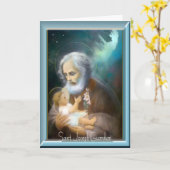 Heilige Joseph Feast Day Kaart (Gele Bloem)