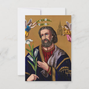 Heilige Jozef de Verloofde Heilige Kaart