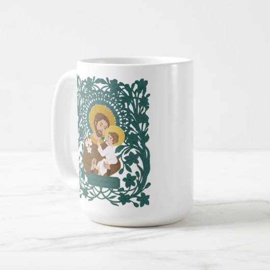 Heilige Jozef en Kind Jezus Mok (Voorkant links)