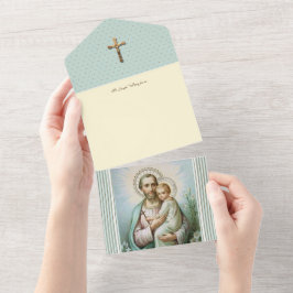  heilige Jozef Godsdienst      All In One Uitnodiging