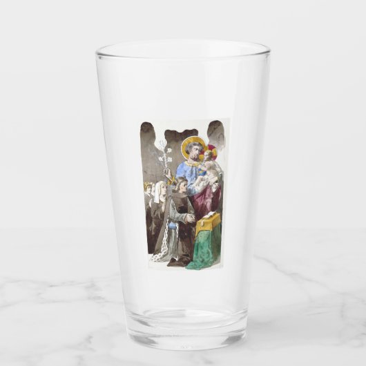 Heilige Jozef Patron van de Universele Kerk Glas (Voorkant)