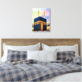 Heilige Ka'aba Islamitische Kunst Canvas Afdruk (Insitu (Slaapkamer))