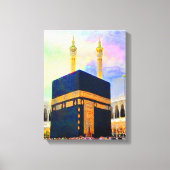 Heilige Ka'aba Islamitische Kunst Canvas Afdruk (Voorkant)