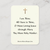  Heilige Kaart Jesus Lace katholiek (Achterkant)