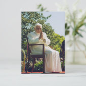 Heilige kaart van Paus Benedictus XVI (Staand voorkant)
