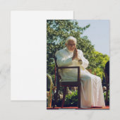 Heilige kaart van Paus Benedictus XVI (Voorkant / Achterkant)