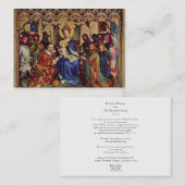 Heilige Kaarten (Citaat): Interior Pilgrimage Visitekaartje (Voorkant / Achterkant)