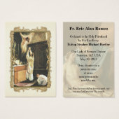 Heilige Kaarten voor Mgr. Eric Alan Ramos Visitekaartje (Voorkant /achterkant)