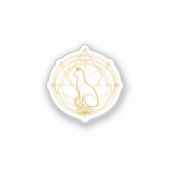 Heilige katachtige tijdelijke tattoos sticker (Voorkant)