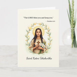 Heilige Kateri Tekakwitha, Gods vrede en zegeninge Kaart