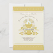 Heilige Kelk Ordonatie van Priesteruitnodiging Kaart (Voorkant)