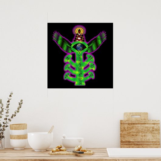 Heilige Kennisboom Poster (Keuken)