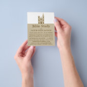 Heilige Kerk, Christelijke Bijbelklasse Advert Fly Flyer (Hand)