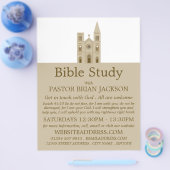 Heilige Kerk, Christelijke Bijbelklasse Advert Fly Flyer (Enkel)