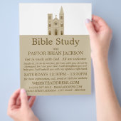 Heilige Kerk, Christelijke Bijbelklasse Advert Fly Flyer (Hand)