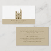 Heilige Kerk, christendom, godsdienst Visitekaartje (Voorkant / Achterkant)