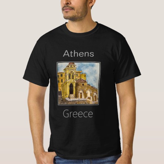 Heilige Kerk van de Maagd Maria Pantanassa, Athene T-shirt (Voorkant)