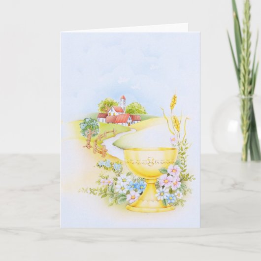 Heilige kerkgemeenschap, bevestigings godsdienstig kaart (Voorkant)