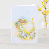 Heilige kerkgemeenschap, bevestigings godsdienstig kaart (Gele Bloem)