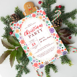 Heilige Kerst Nieuwjaarsborrel Brunchfeest Kaart