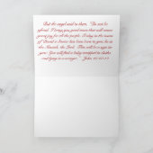 Heilige Kerstfeest Kaart (Binnen)